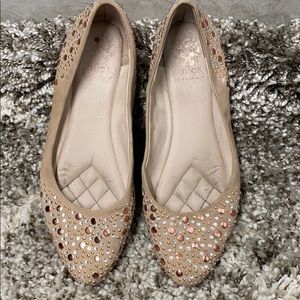 VINCE CAMUTO Studded ballet flats